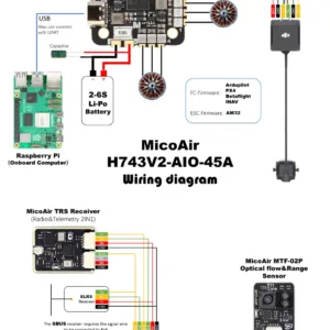 MicoAir743V2 AIO H7 Wiring Diagram