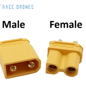 XT30 Male and Female FPV Battery Connectors Gold Plated