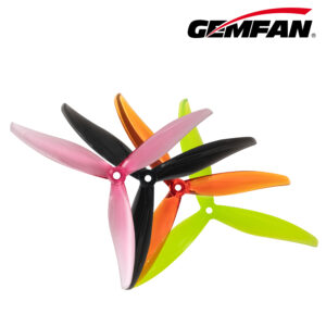 Gemfan X Street League 7043-3 7-Inch FPV Racing Propellers in Midnight Black and Neon Yellow