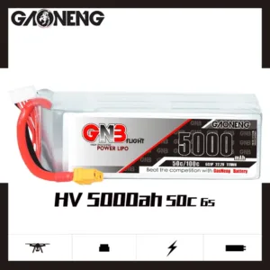 Gaoneng GNB 6S 22.2V 5000mAh 50C Long Range LiPo Battery with XT60 Connector
