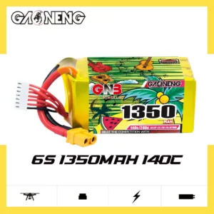 Gaoneng GNB 6S 1350mAh 140C High Discharge Graphene LiPo Battery Pack with XT60 Connector