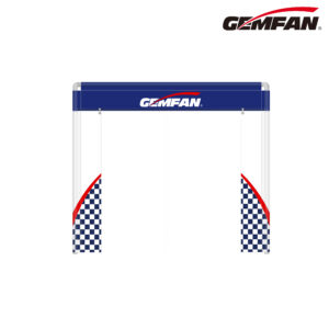 Gemfan 5x5 MultiGP Spec Drone Racing Gate in red and Blue
