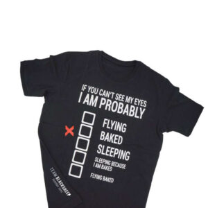 Race-Drones Caution FPV Pilot T-Shirt 100% Cotton Black