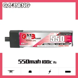 GNB LiHV 1S 3.8V 550mAh 100C A30 Plastic Head