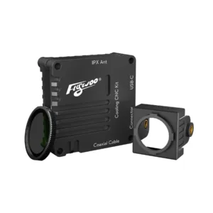 Flywoo O4 CNC Aviation Aluminum Heat Sink and Camera Mount Kit Black