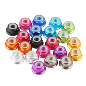 Prop aluminum nyloc nut (M5)