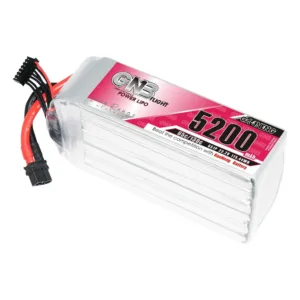 Gaoneng GNB 6S 22.2V 5200mAh 65C High Discharge Long Range LiPo Battery