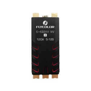Flycolor X-Cross HV3 120A 14S High Voltage BLHeli 32 ESC with Aluminum Heatsink