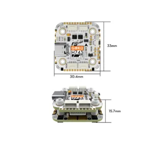 Flywoo GOKU H743 Pro Mini Stack 20x20 flight controller and 45A ESC