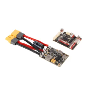 Holybro Kakute H743 Wing fixed wing flight controller stacked layout view