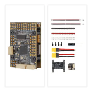 Holybro Kakute H743 Wing fixed wing flight controller stacked layout view