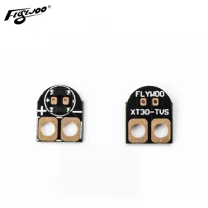 Flywoo XT30 TVS Voltage Spike Filter PCB front and back view