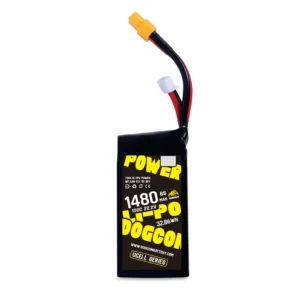 DOGCOM UCELL Series 6S 1480mAh 150C Lithium Polymer Battery Pack with XT60 Plug