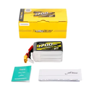Tattu R Line Version 6.0 1700mAh 6S 160C FPV Racing LiPo Battery Pack