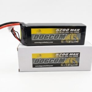 DOGCOM 5200mAh 22.2V 6S 80C Long Range LiPo Battery with XT60